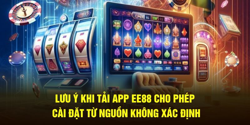 Lưu ý khi tải app EE88 cho phép cài đặt từ nguồn không xác định